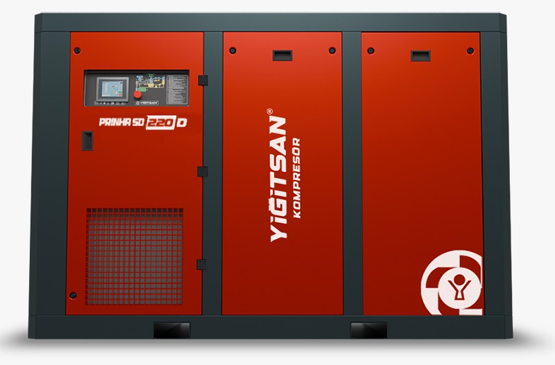 Prinha-SD-220-D-01 Prinha SD - D Serisi vidalı hava kompresörü